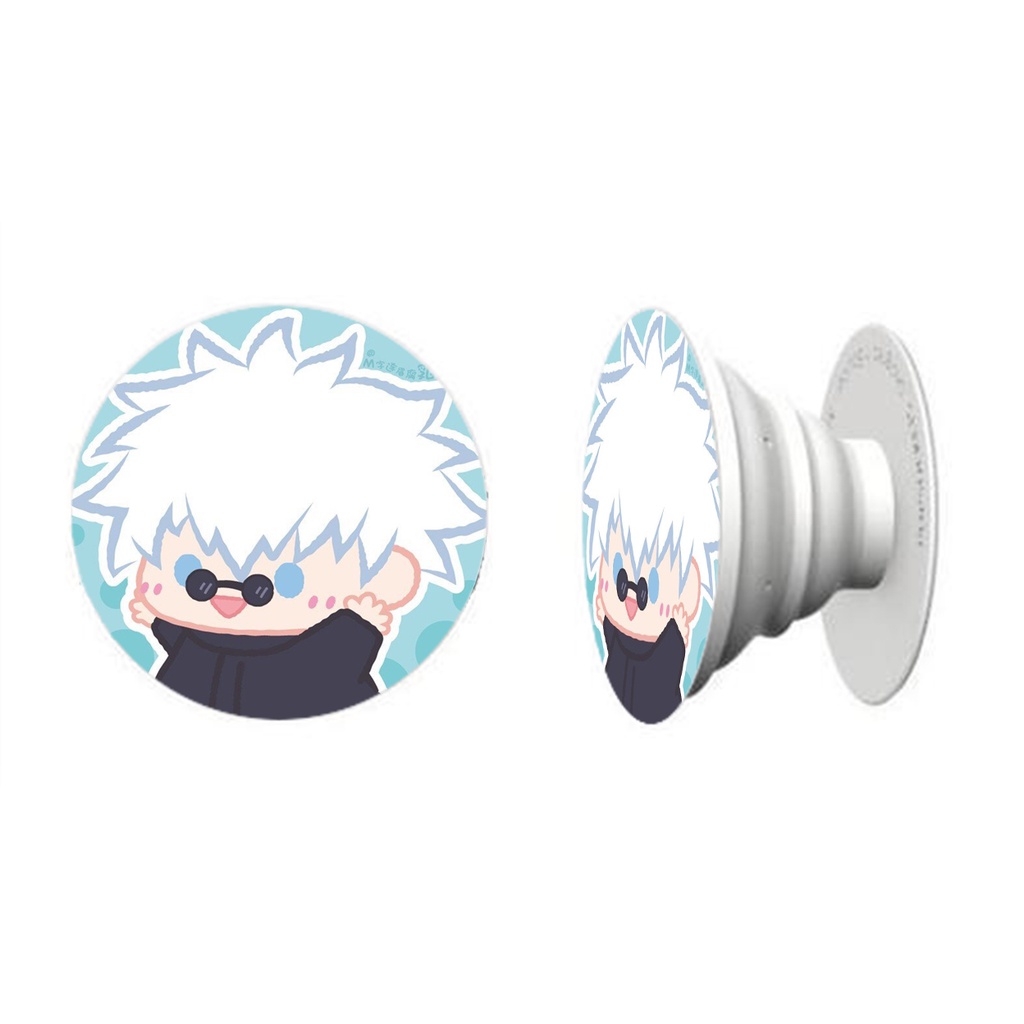 Giá đỡ điện thoại IN HÌNH JUJUTSU KAISEN ver TẬP THỂ DỤC Chú Thuật Hồi Chiến anime chbi tiện lợi xinh xắn