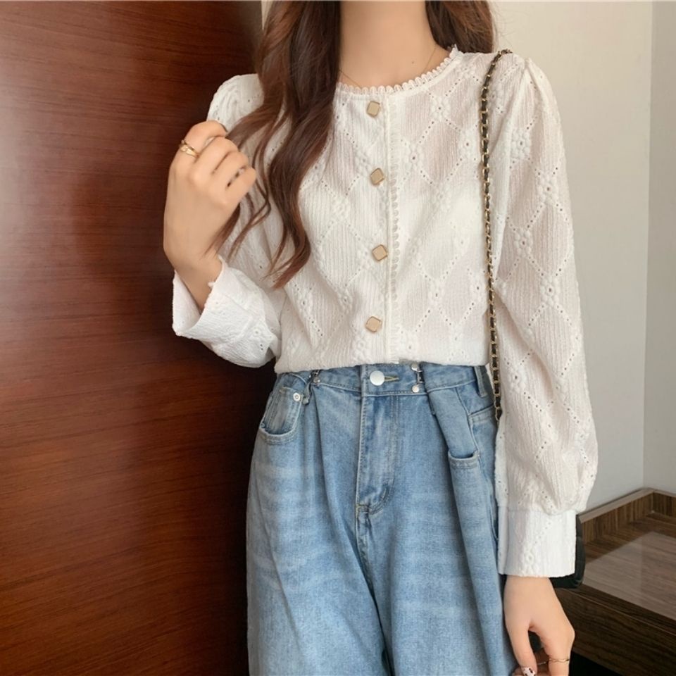 Áo Tay DàI PhốI Ren Hoa JL-CX-48