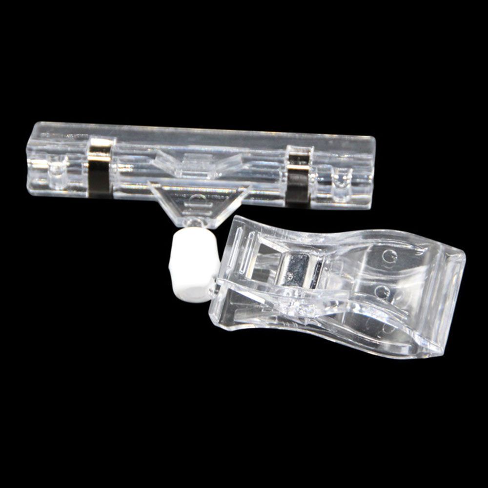 SUSANS 3/5 cái Giá trong suốt Kẹp Giá Nhãn Nhãn POP Đoạn quảng cáo Bảng hiệu nhựa Hiển thị đa chức năng Bền mới