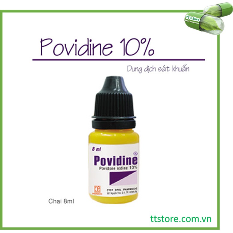 Dung dịch sát khuẩn POVIDINE 10% Pharmedic [povidine, betadine, betadin]