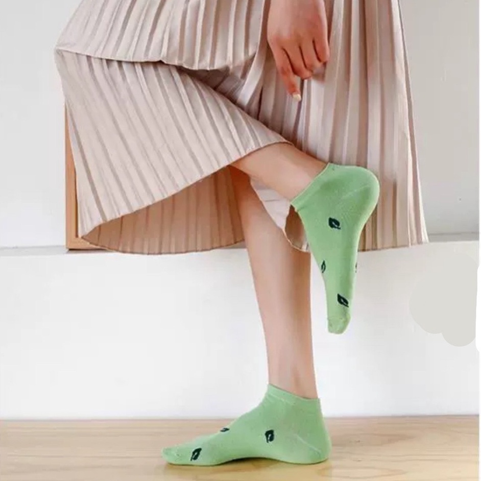 Tất nữ cổ ngắn nhún hàn quốc cao cấp cute thời trang unisex SHOESCARE T22
