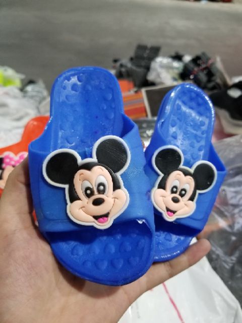 Dép lê nhựa dẻo êm, mềm cho bé trai, bé gái- video ảnh thật.