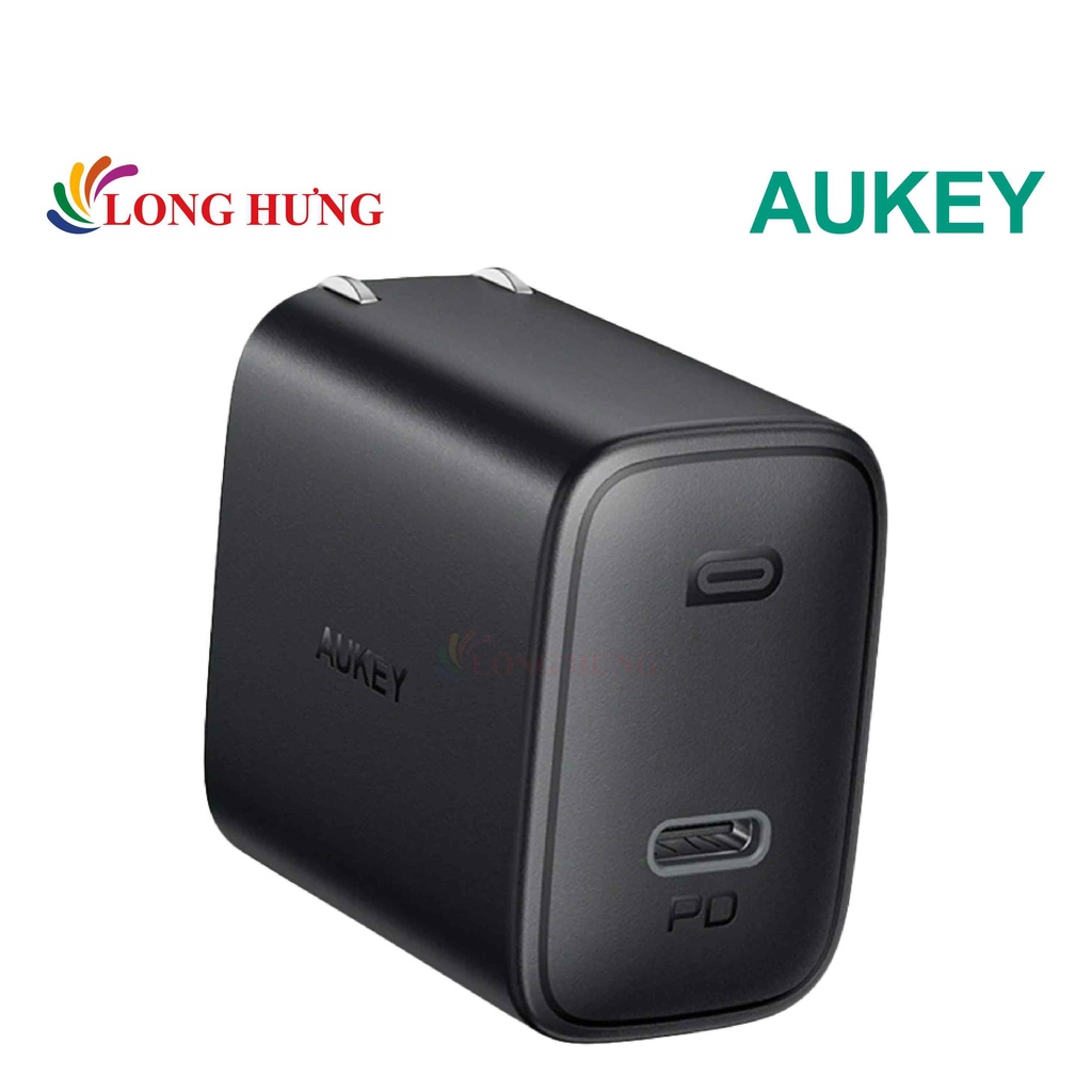 Cốc sạc Aukey 1Type-C 20W PA-F1S - Hàng chính hãng - Cổng ra 1Type-C Sạc nhanh 20W Dòng điện ổn định Tuổi thọ cực cao