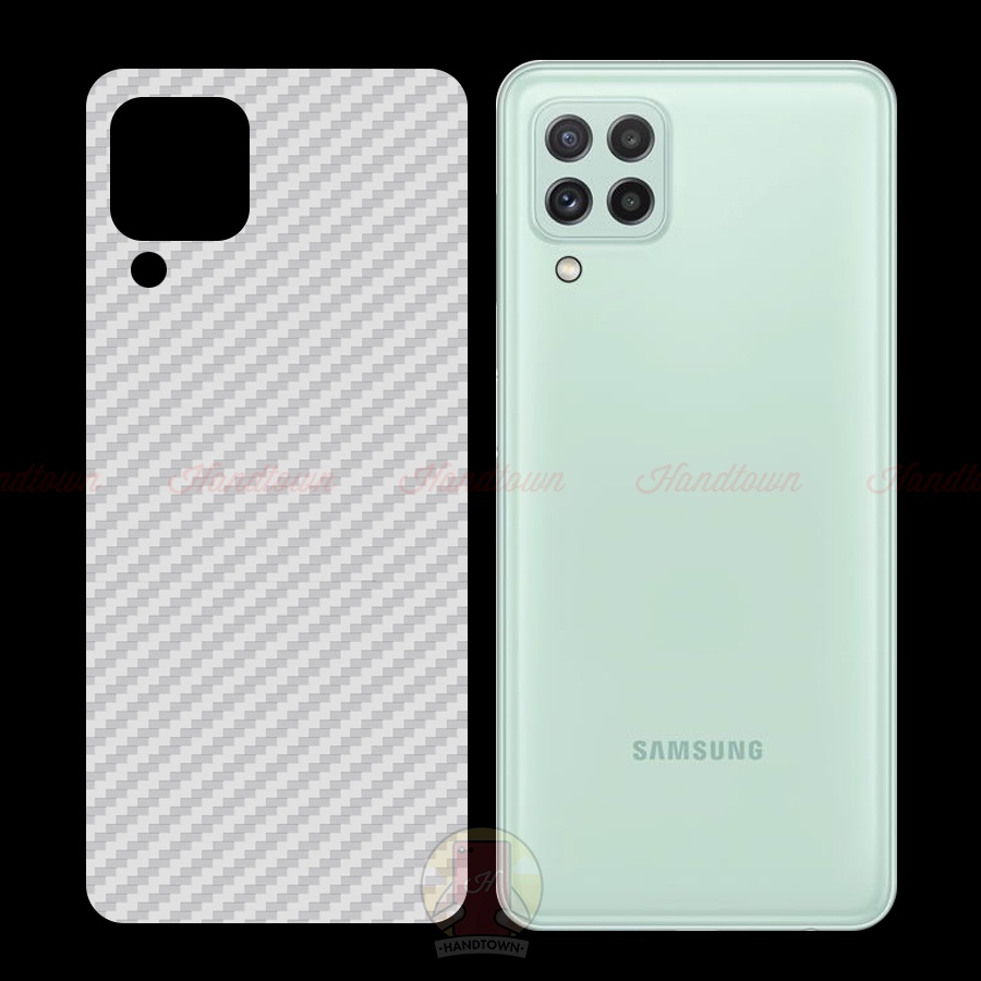 Dán Lưng Cacbon Samsung Galaxy A22 A32 A52 A12 A02s M02s M22 M32 M52 F12 F22 4G 5G Tản Nhiệt Chống Xước Bảo Vệ Mặt Lưng