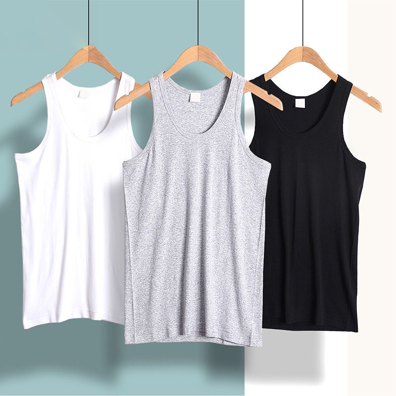 Áo lót Thun Ba Lỗ Nam Vải Cotton Mặc Mát FreeSize Từ 45kg - 75kg,phù hợp tập gym,thể thao,mặc ngủ
