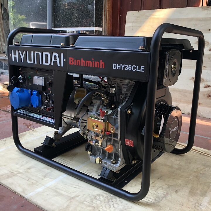 Máy Phát Điện Chạy Dầu 2.7KVA-3.0KVA Hyundai DHY36CLE