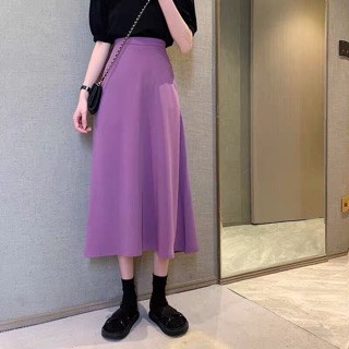 [Freeship] Chân váy dài midi lưng chun hot