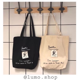 Freeship 99k TQ_Túi tote book hai màu