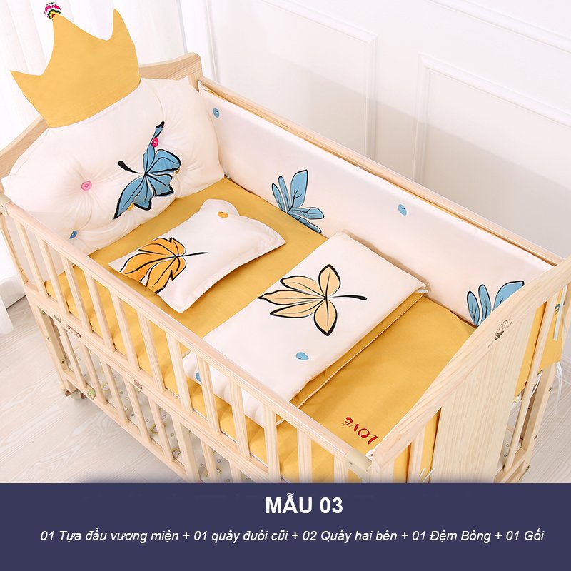 SET QUÂY VƯƠNG MIỆN HOÀNG GIA CAO CẤP CHO CŨI GỖ KT:100*56 PAULO STORE