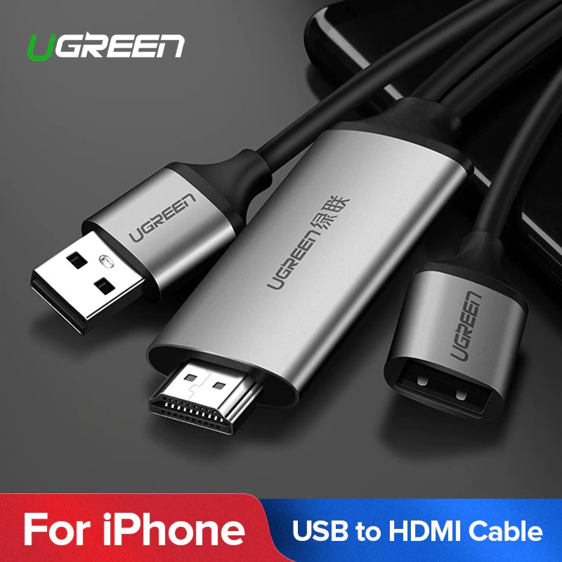 Ugreen Cổng Kết Nối HDMI Cho Điện Thoại Và Máy Tính Bảng