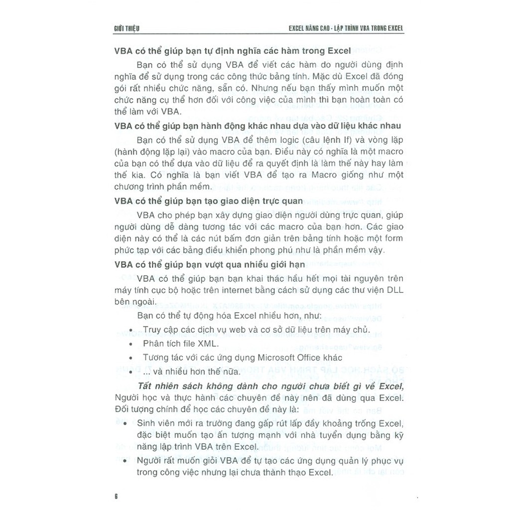 Sách - Excel Nâng Cao - Lập Trình Vba Trong Excel