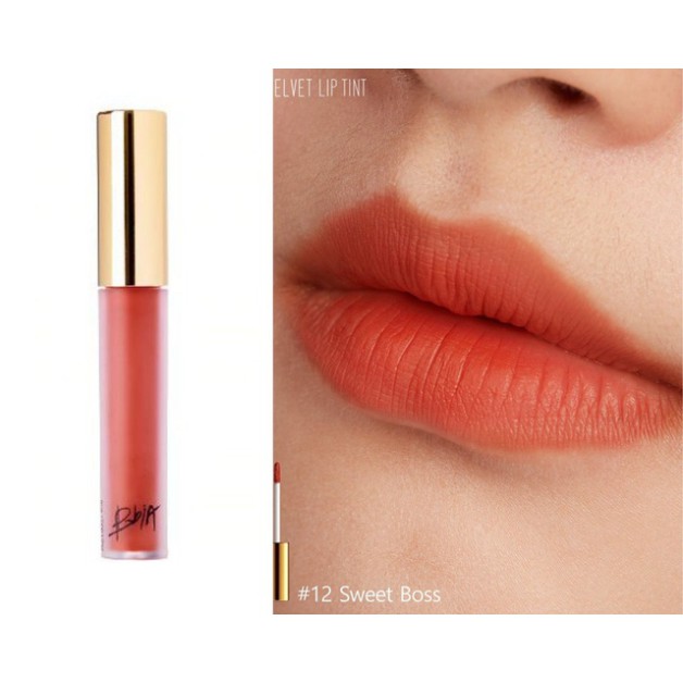 Son Kem Lì BBIA Last Velvet Lip Tint 12 - Cam Cháy Chuẩn Auth 100%