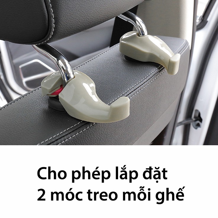 Móc Treo Đồ Tiện Dụng Sau Lưng Ghế Xe Hơi (nhiều màu)