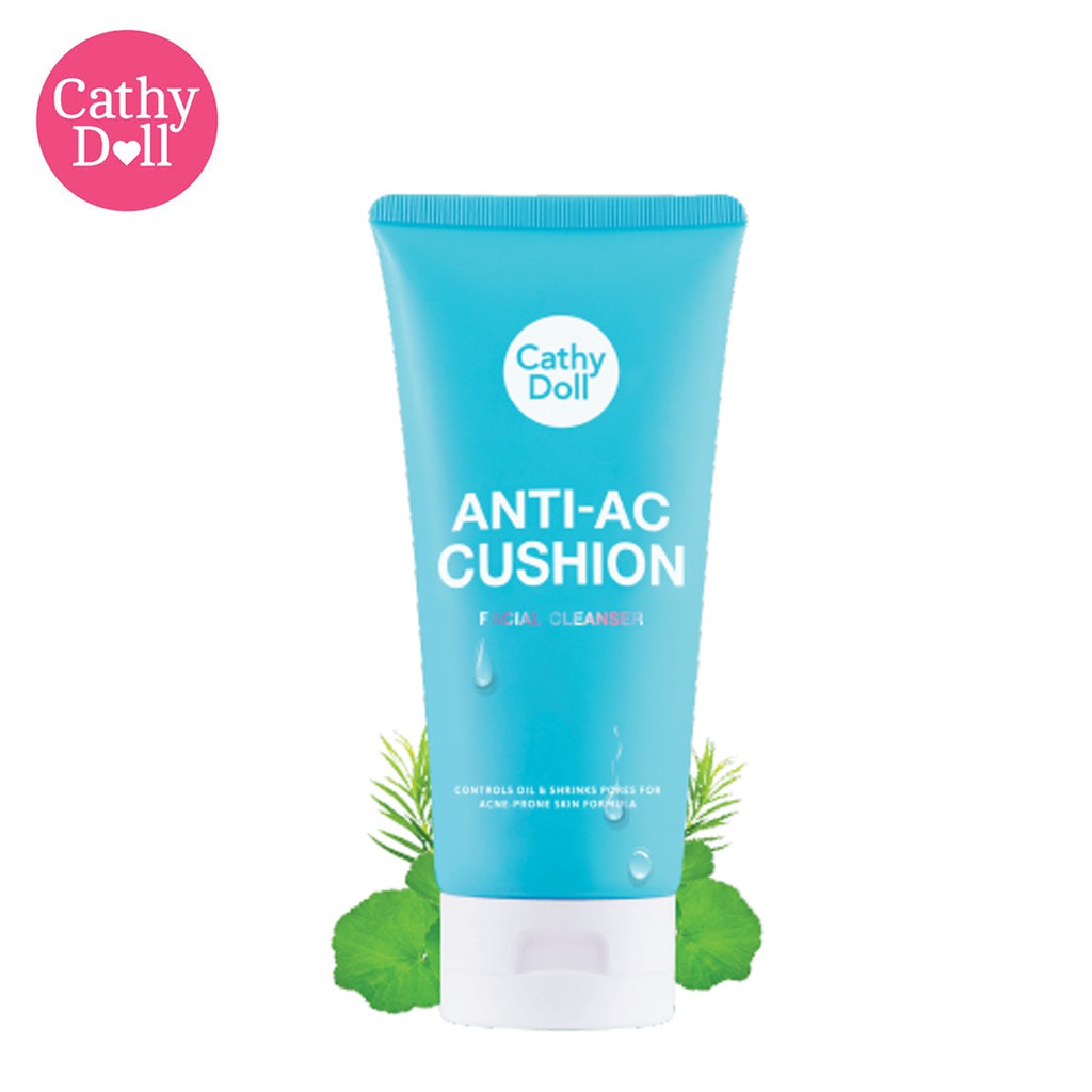 SỮA RỬA MẶT TẠO BỌT NGĂN NGỪA MỤN ANTI-ACNE CUSHION FACIAL FOAM CLEANSER CATHY DOLL 120ML