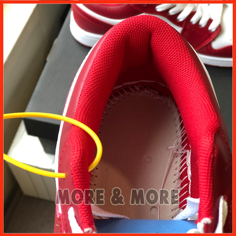 Giày Thể Thao Air Jordan 1 Low Gym Red Đỏ trắng chuẩn xác Sneaker Nam Nữ