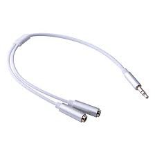 Cáp Chia 2 Cổng Audio 3.5mm Ugreen 10780 (20cm) - Hàng Chính Hãng