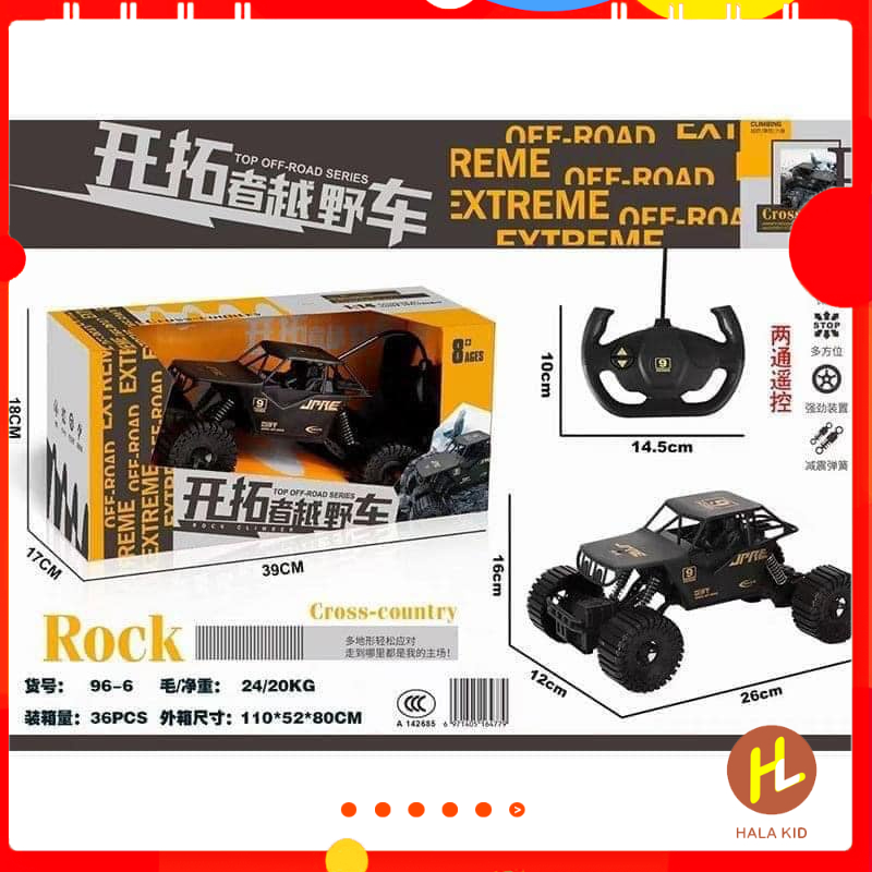 XE Ô TÔ ĐỊA HÌNH điều khiển từ xa cho các bé (HÀNG LOẠI TO - kích thước;39 x18 x 17 cm)