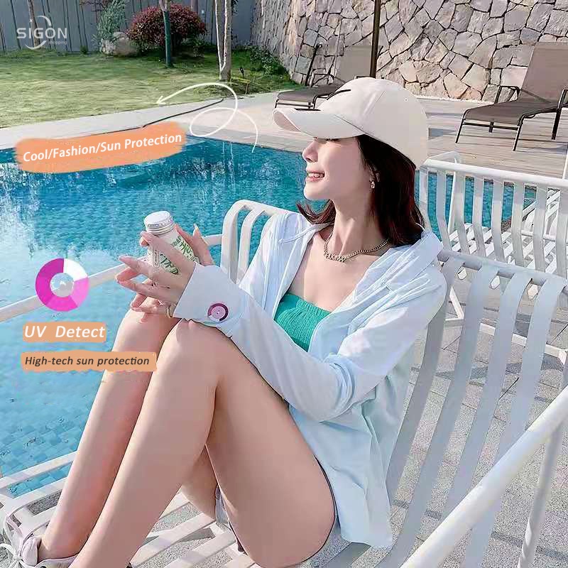 Áo khoác chống nắng siêu nhẹ thoáng khí chất lượng cao dành cho nữ