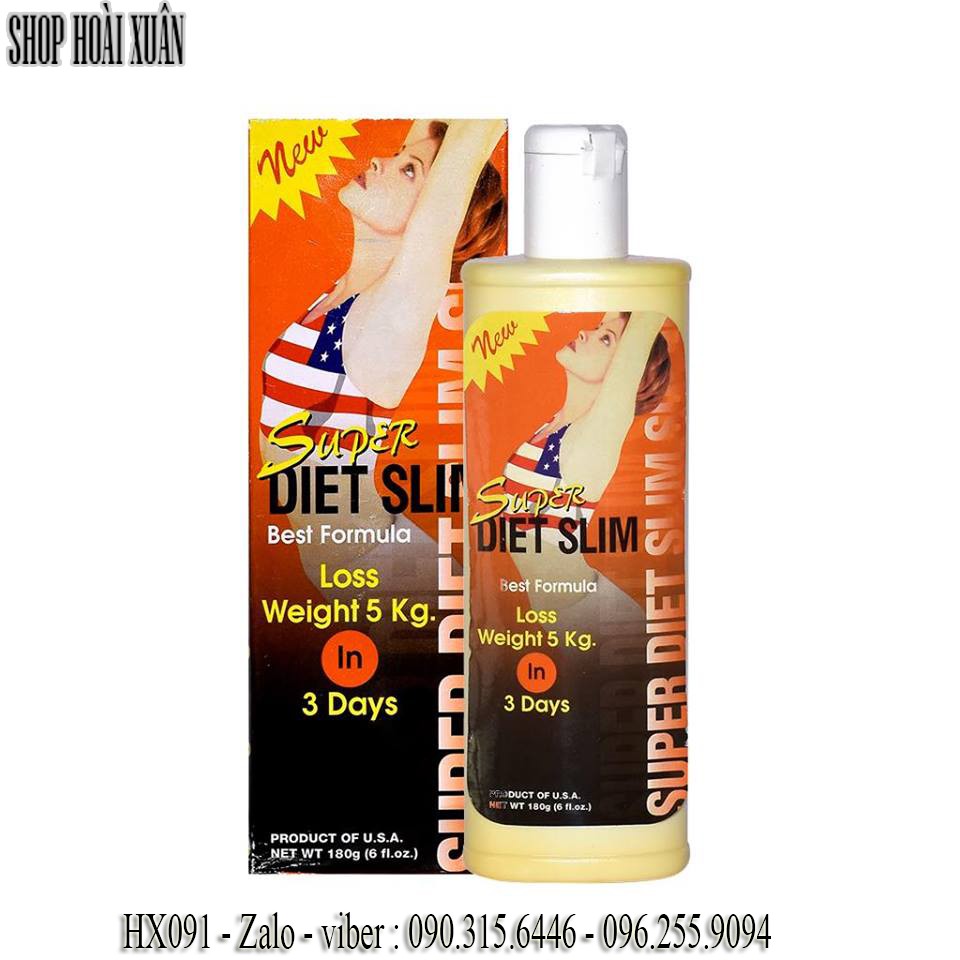Kem tan mỡ bụng Super Diet Slim