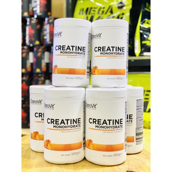 Creatine OstroVit 500g, 100 lần dùng, Tái tạo năng lượng cho cơ, hỗ trợ sức mạnh sức bền.