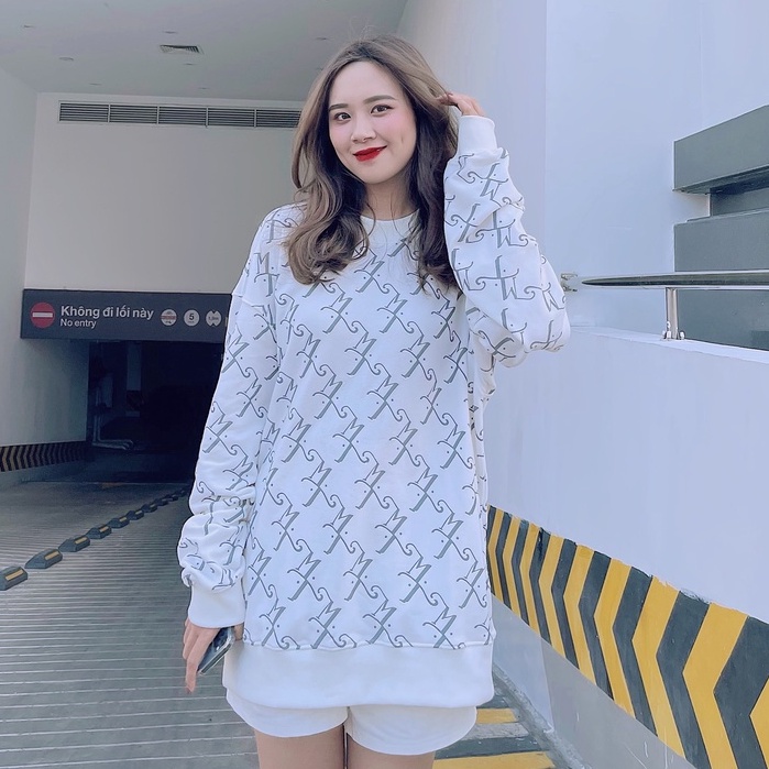 Áo Sweater MENTAL® Họa tiết MT Monogram