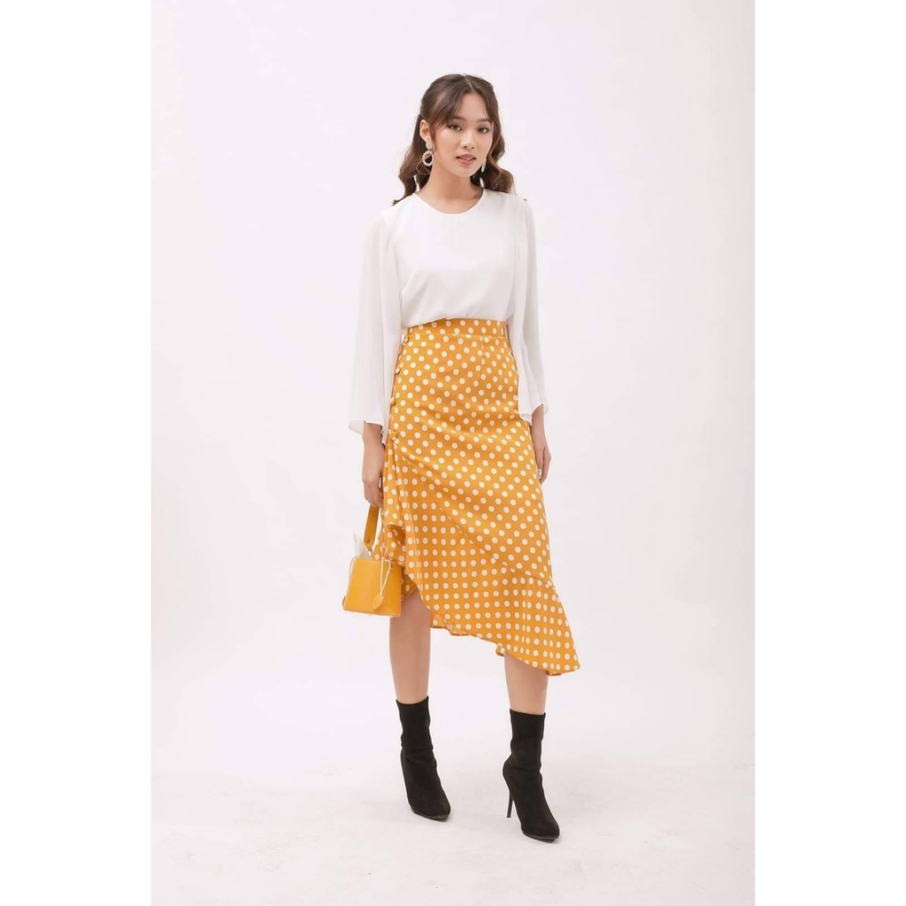 Áo voan lụa tay loe