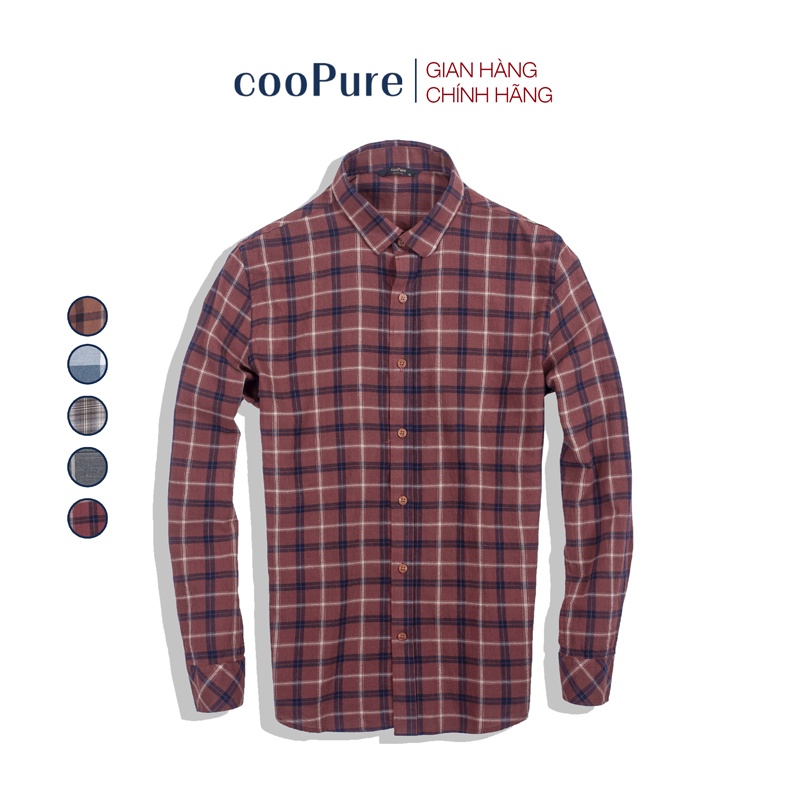 Áo sơ mi nam cooPure Extra Fine Cotton Casual, thiết kế hiện đại NO.1655 (5 màu) | BigBuy360 - bigbuy360.vn