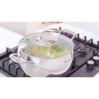 Nồi T Chef Series Casserole Tupperware 3.8L (nắp kính)