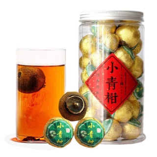 22 quả TRÀ PHỔ NHĨ QUÝT Tân Hội Tiểu Thanh Cam loại đặc biệt (Hộp 250g)