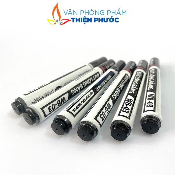 Bút lông bảng trắng Thiên Long nhiều màu WB-03 - Bút viết xóa dễ dàng THIỆN PHƯỚC