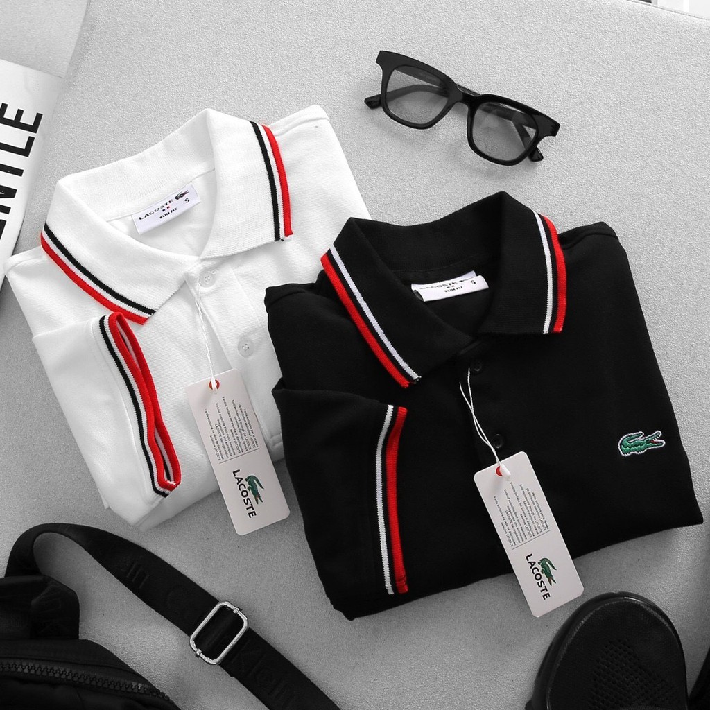 [VNXK] Áo POLO Nam LACOSTE Cá Sấu Cotton