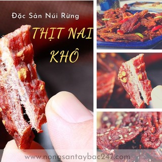 Thịt nai sấy khô gói 500gr