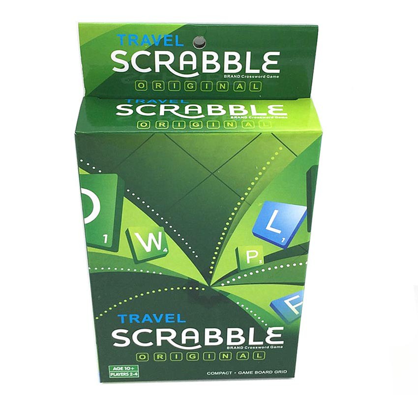 New Mini Travel Scrabble Trò Chơi Trên Bàn Cờ Board Game Compact  Age 10+ Trò Chơi Trên Bàn Cờ