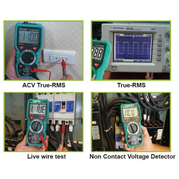 Đồng hồ đo điện tử True RMS Pro'skit MT-1706