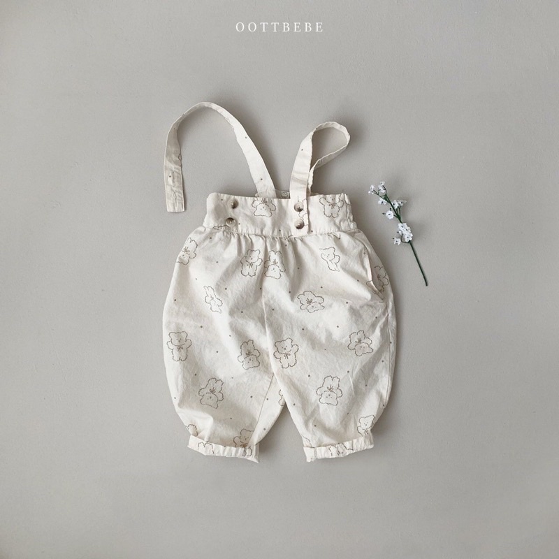 Yếm kẻ + gấu của Oottbebe