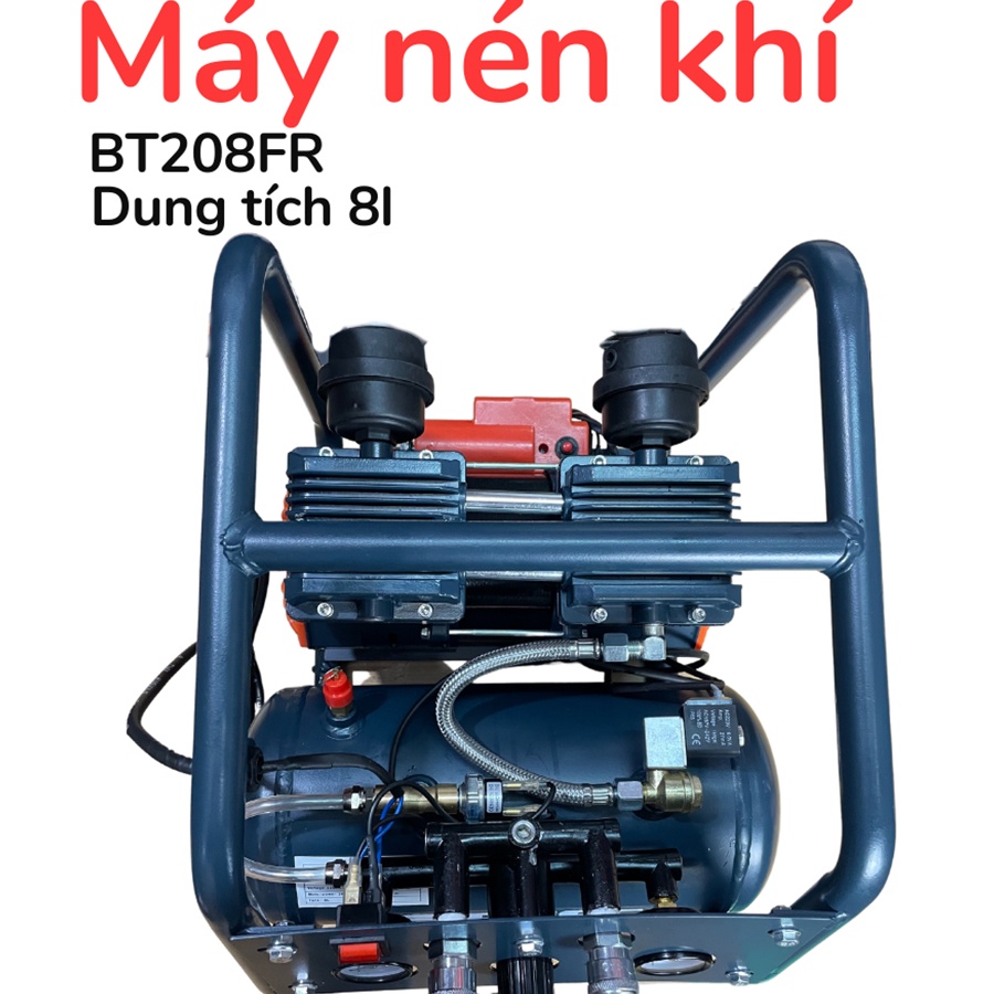 Máy nén khí btec bt208fa, công suất 2hp, dung tích 8l, bảo tín official store