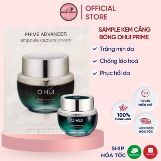 Combo 10 gói kem căng bóng Ohui Prime Advancer Ampoule Capture DATE 2026