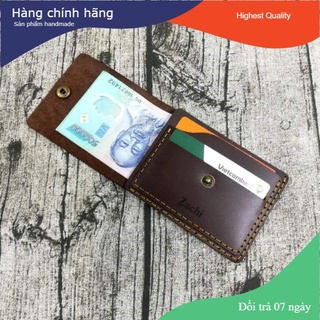 Bóp ví nam, ví bóp mini da bò handmade MN2426