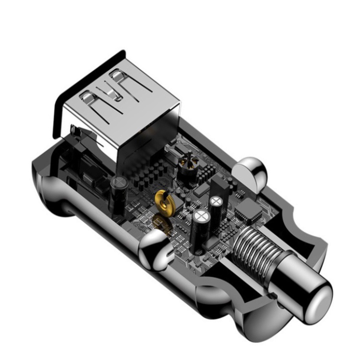 Tẩu sạc ô tô nhãn hiệu Baseus CCALL-ML01, dòng ra 3.1A Fast Charge - Hàng chính hãng {CHÍNH HÃNG 100%}