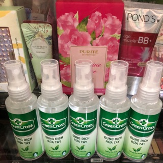 GREEN cross dung dịch rửa tay Hương Trà Xanh 70ml dạng xịt