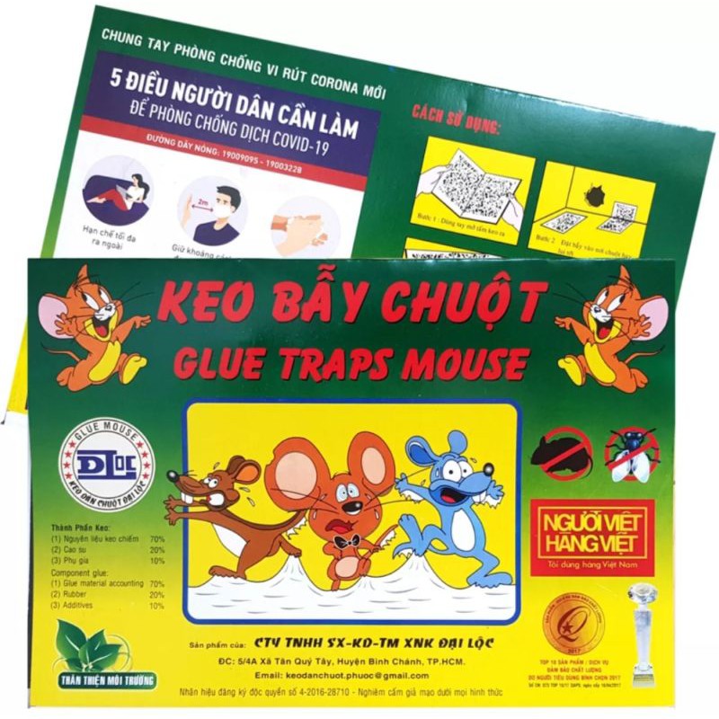 Keo Dính Chuột Dạng Miếng