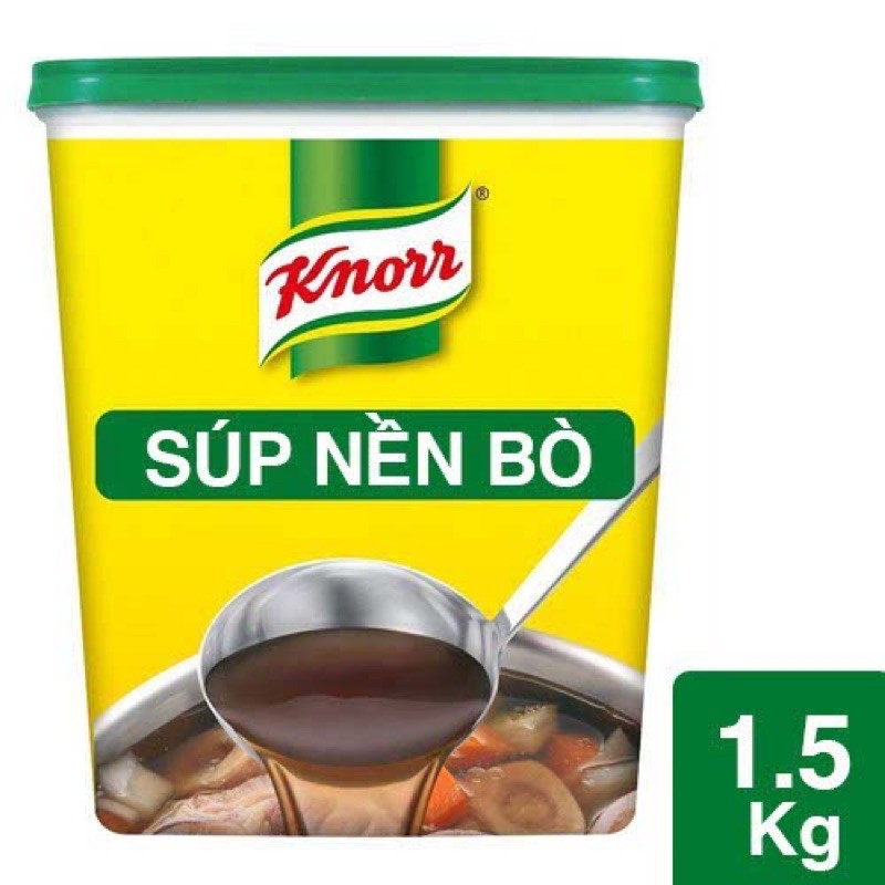 SÚP NỀN THỊT BÒ KNORR ĐẬM VỊ 1.5kg