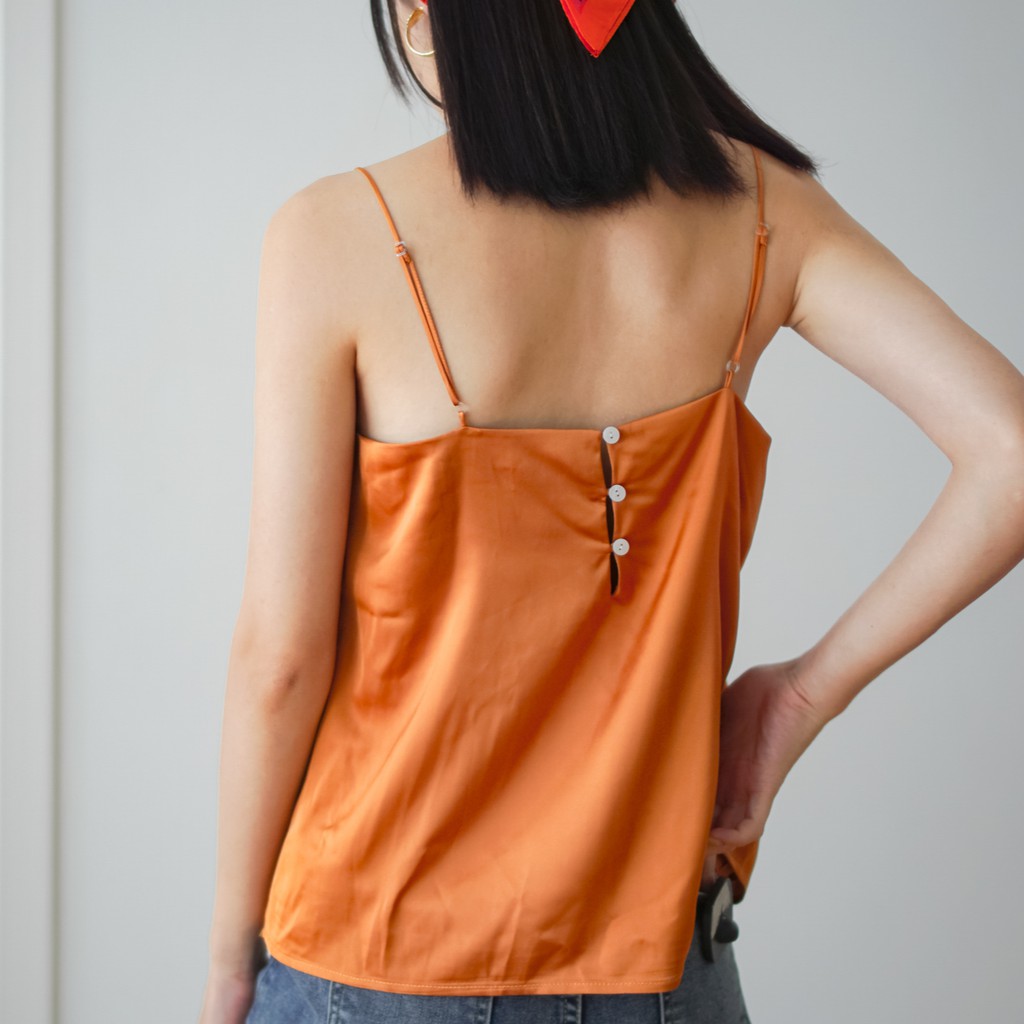 [Mã WABRWA8 giảm 15% đơn 99k] Áo kiểu 2 dây lụa satin Méo Shop Latia | BigBuy360 - bigbuy360.vn