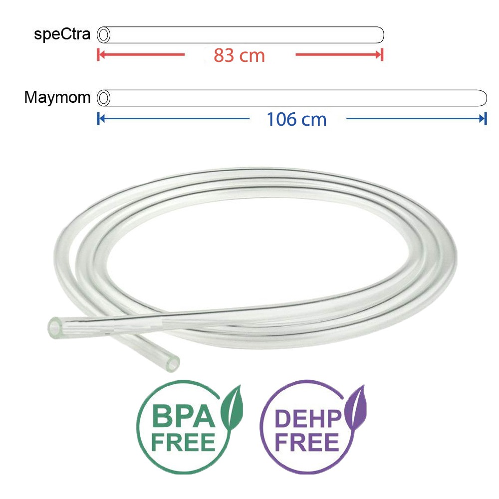 Dây Hút Khí Cho Máy Hút Sữa Spectra Thương Hiệu Maymom Tương Thích Spectra S1 - S2 - M1 - M2 - 9Plus - 9S - Q