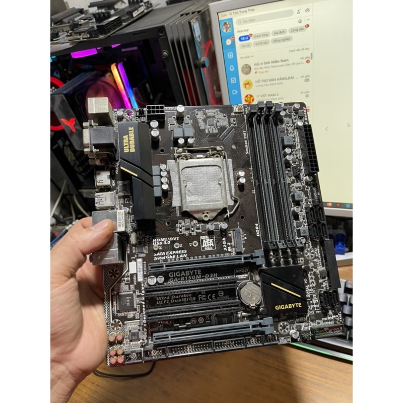 Bo mạch chủ Gigabyte B150 4 khe ram