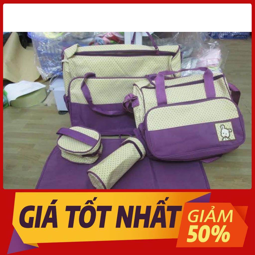 Bộ Túi Sách Mẹ Và Bé 5 Chi Tiết