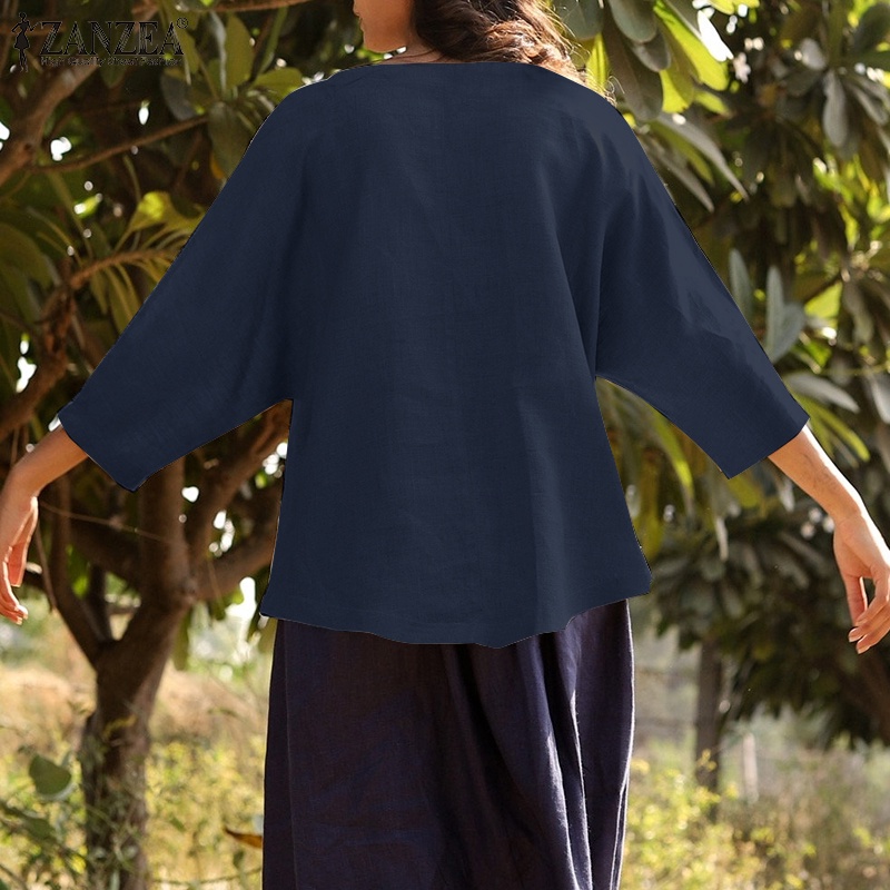 Zanzea Áo Cánh Dơi 3 / 4 Thời Trang Nữ