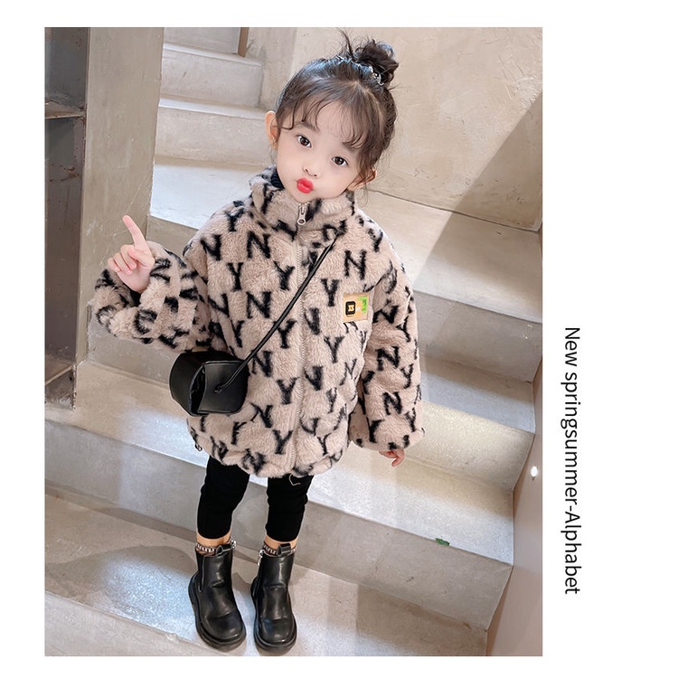 ✻Áo Khoác Cotton Xinh Xắn Dành Cho Bé✻Áo Khoác Chần Bông Dày Dặn In Họa Tiết Da Báo Phong Cách Hàn Quốc Thời Trang Thu Đông Cho Bé Gái