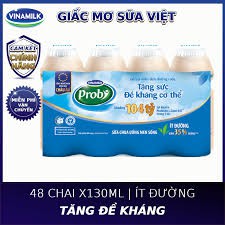 Sữa chua uống probi men sống ít đường Vinamilk