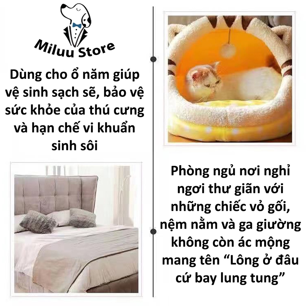 Cây lăn lông chó mèo - cây lăn chống tĩnh điện hút lông thú cưng làm sạch giường ngủ, chăn đệm, sofa